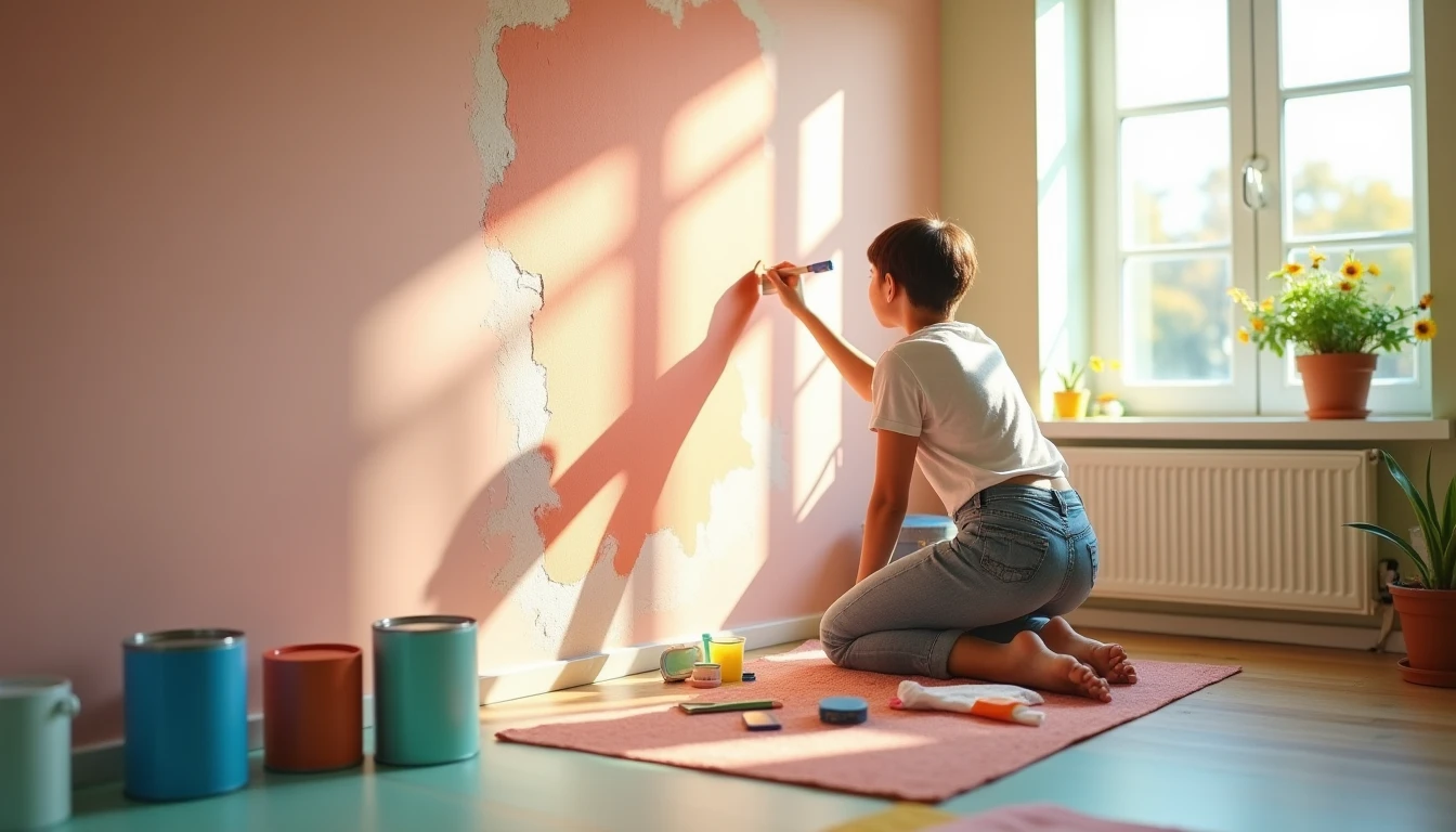 Peinture mur abîmé : nos astuces infaillibles pour un résultat impeccable
