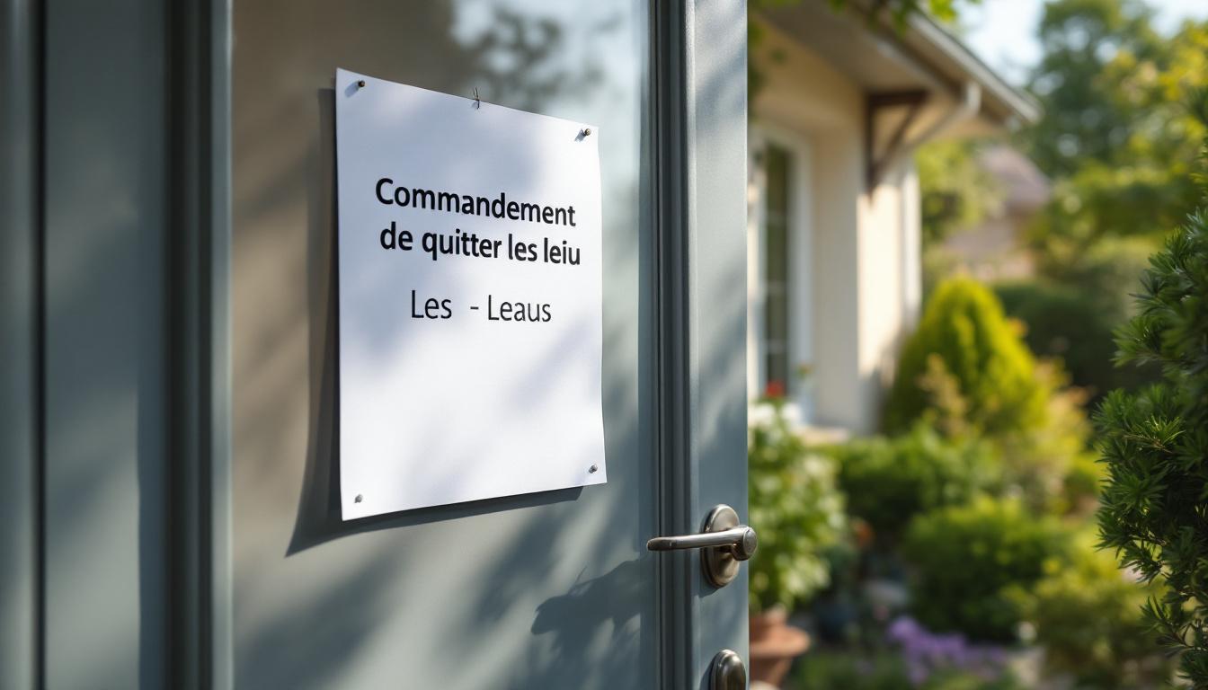 Que faire après un commandement de quitter les lieux